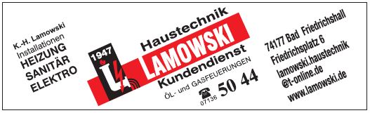 Haustechnik Lamowski